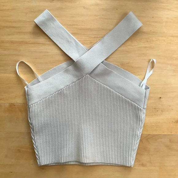 BABATON Sculpt Knit Off the Shoulder Crop Tank Size XS - Picture 3 of 9